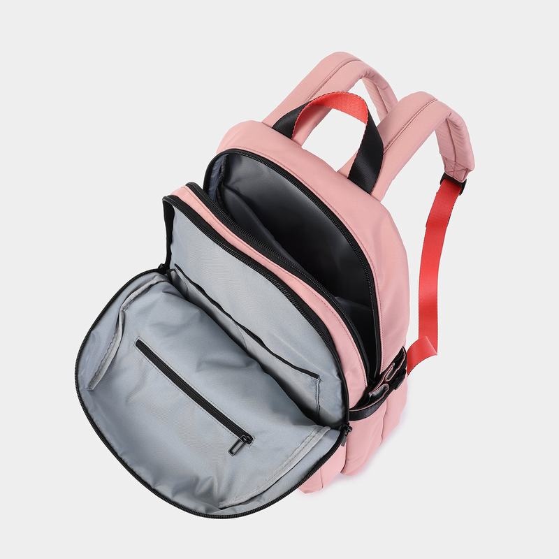 Pink Orange Women's Hedgren Cosmos Backpacks | NZQ9615PJ