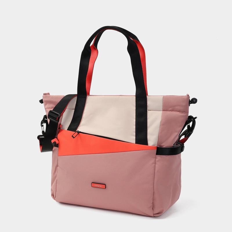 Pink Orange Women's Hedgren Galactic Tote Bags | GMQ1997GQ