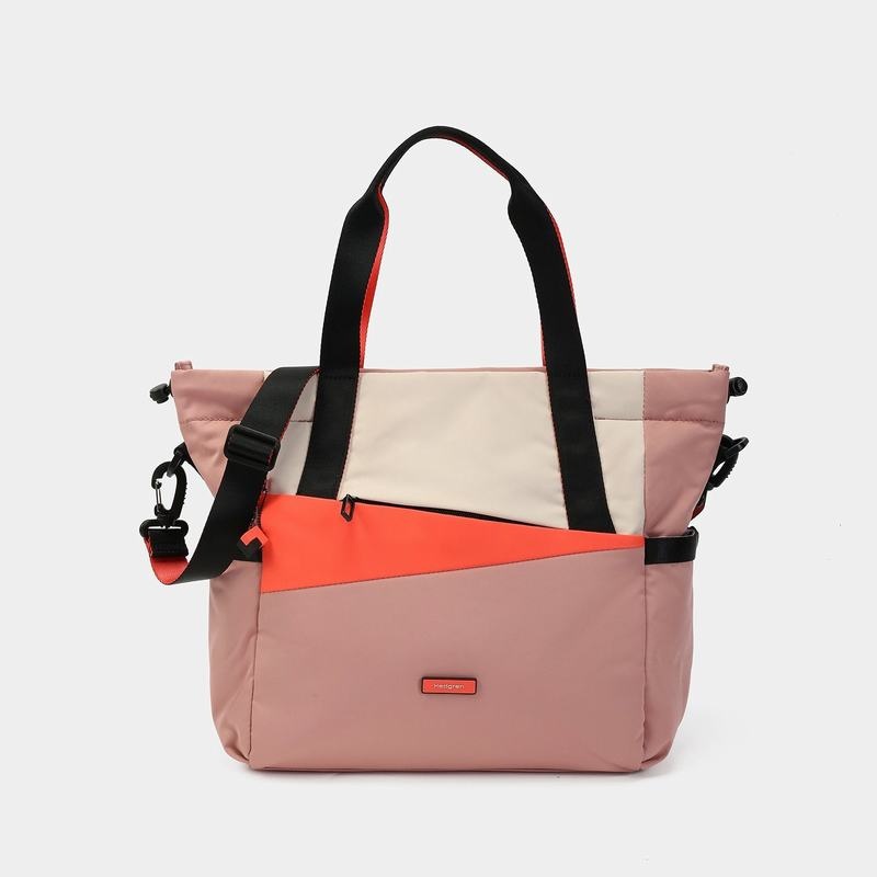 Pink Orange Women\'s Hedgren Galactic Tote Bags | GMQ1997GQ