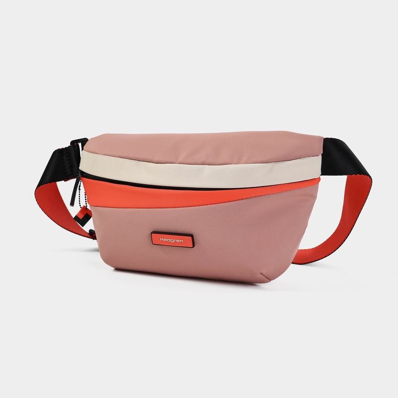 Pink Orange Women's Hedgren Halo Belt Bags | JWB8053LX