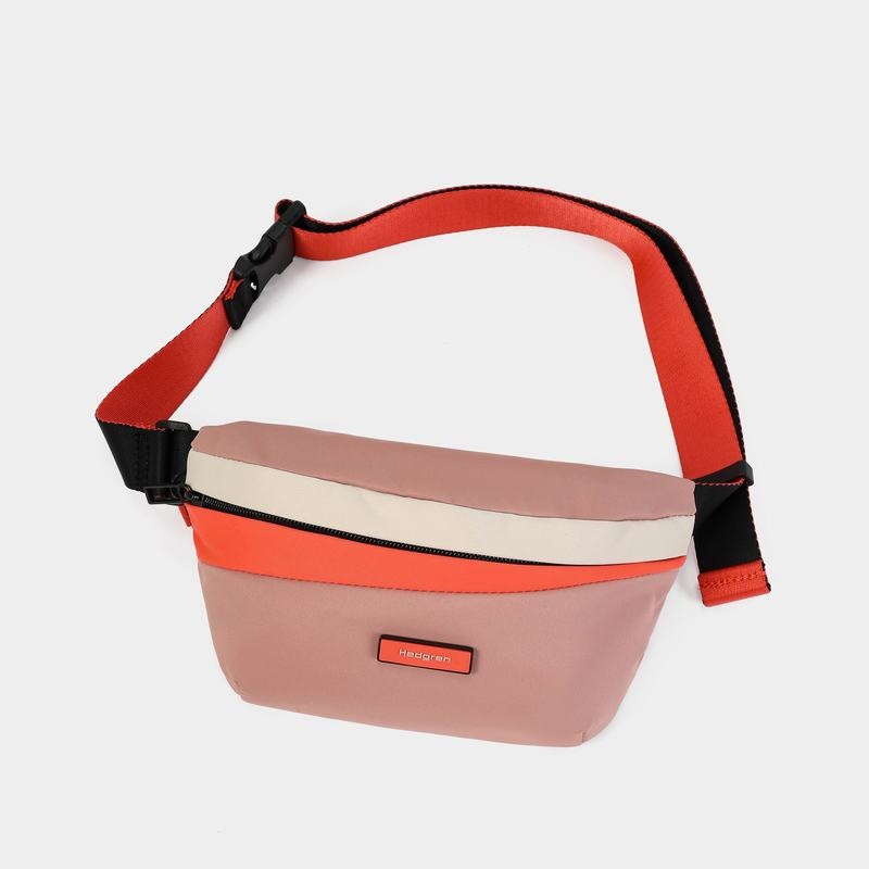 Pink Orange Women's Hedgren Halo Belt Bags | JWB8053LX