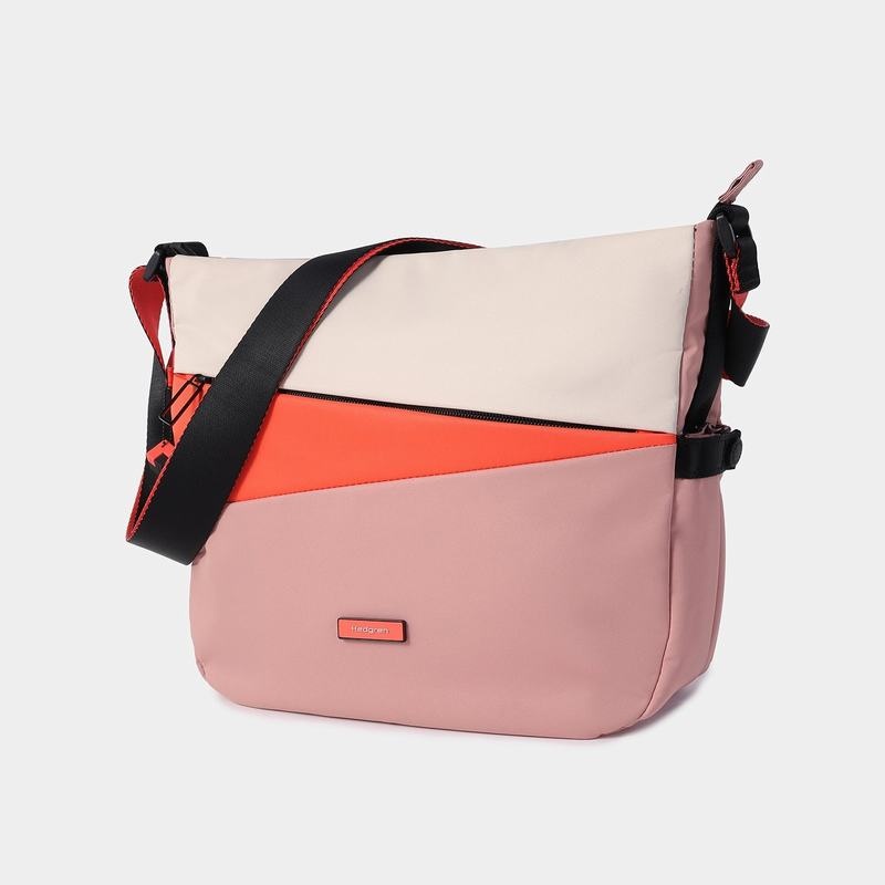 Pink Orange Women's Hedgren Milky Way Crossbody Bags | HOF2668VX