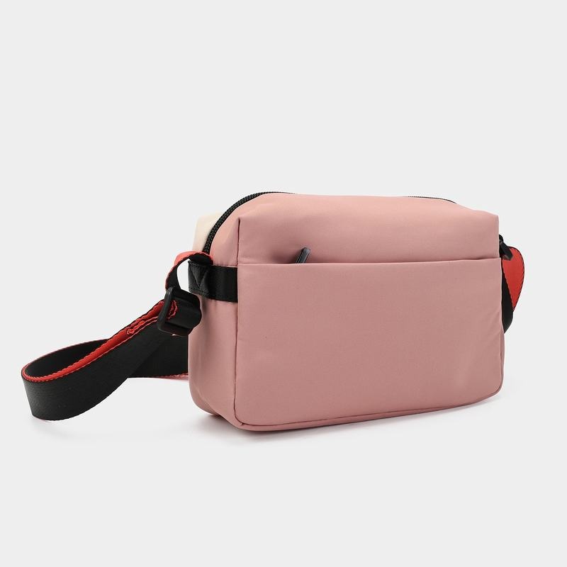 Pink Orange Women's Hedgren Neutron Small Crossbody Bags | ORX5418RR