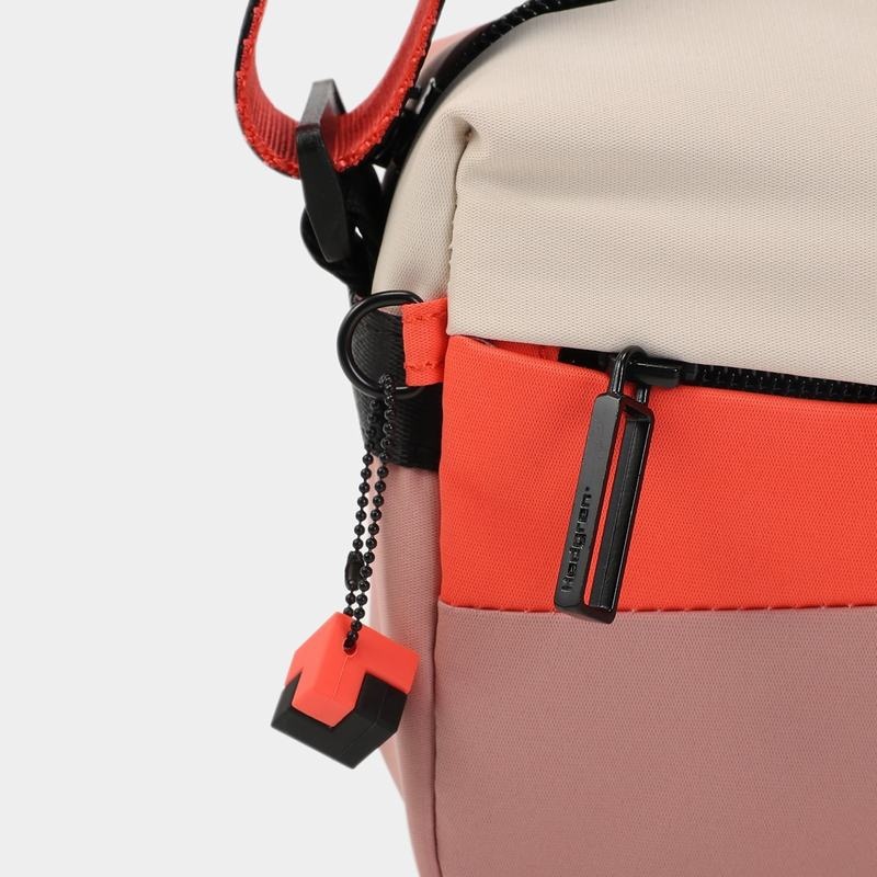 Pink Orange Women's Hedgren Neutron Small Crossbody Bags | ORX5418RR