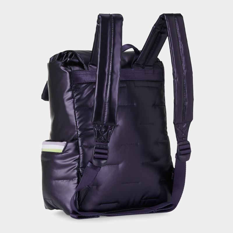 Purple Deep Blue Women's Hedgren Billowy Backpacks | ISF465CI