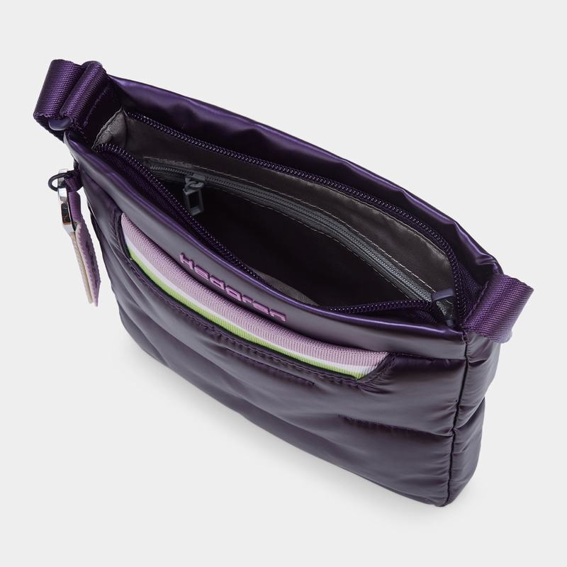 Purple Deep Blue Women's Hedgren Cushy Crossbody Bags | RXG1728YD