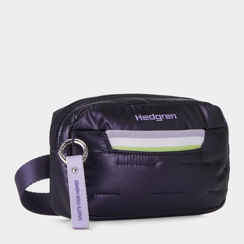 Purple Deep Blue Women's Hedgren Snug Belt Bags | BXT10034KP