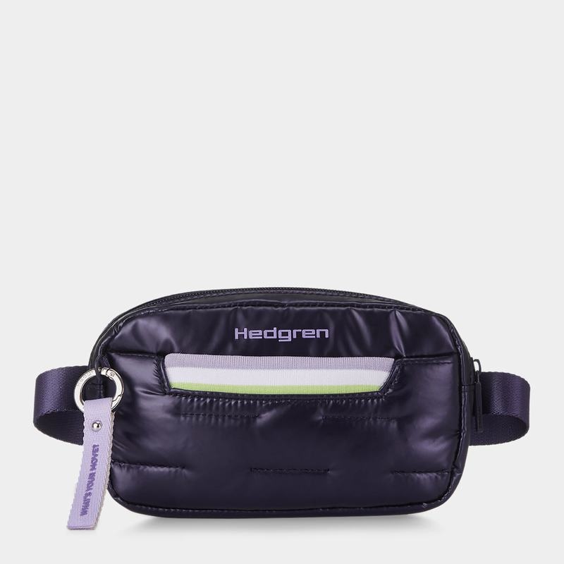 Purple Deep Blue Women\'s Hedgren Snug Belt Bags | BXT10034KP