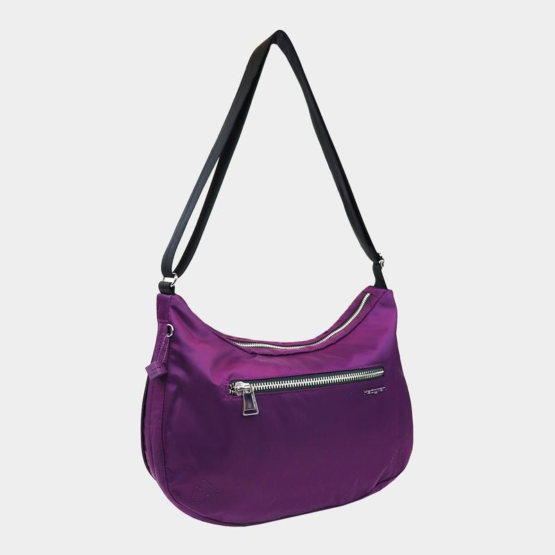 Purple Women's Hedgren Ann Crossbody Bags | KYW59100PZ