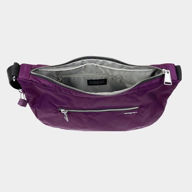 Purple Women's Hedgren Ann Crossbody Bags | KYW59100PZ