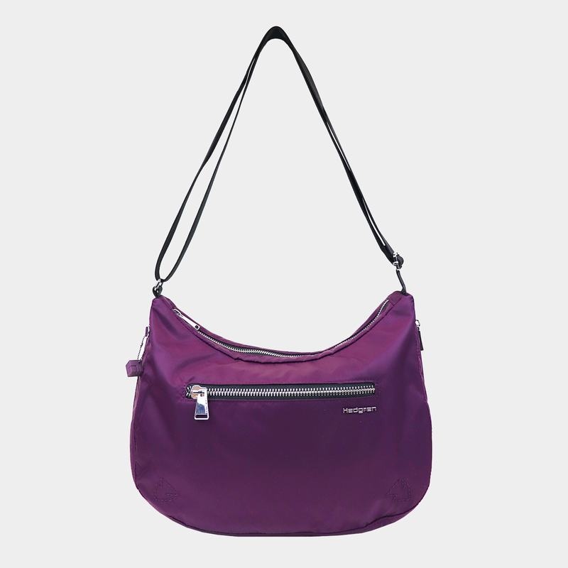 Purple Women's Hedgren Ann Crossbody Bags | KYW59100PZ