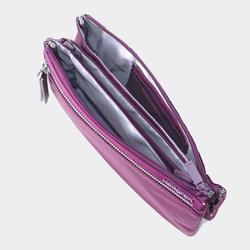 Purple Women's Hedgren Emma Crossbody Bags | CUI369HF