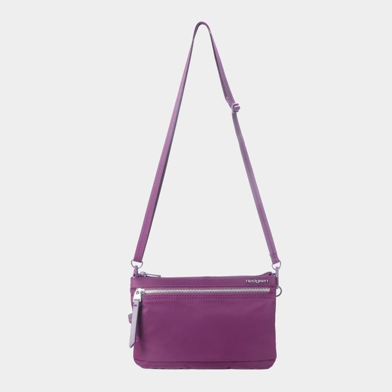 Purple Women's Hedgren Emma Crossbody Bags | CUI369HF