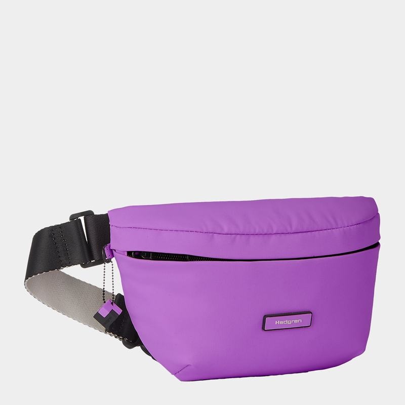 Purple Women's Hedgren Halo Belt Bags | PDZ9215WN