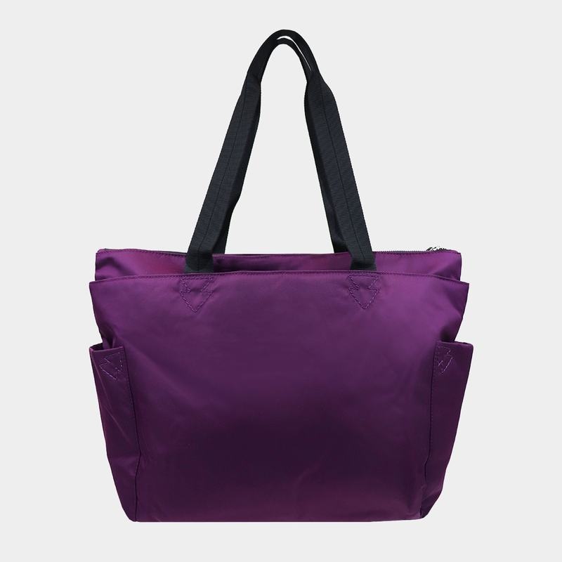 Purple Women's Hedgren Margaret Sustainably Made Tote Bags | RZN6089WG