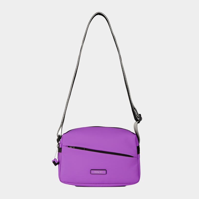 Purple Women's Hedgren Neutron Small Crossbody Bags | CLO4068YY