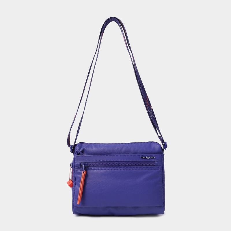 Royal Blue Women's Hedgren Eye Shoulder Bags | PSD834CT