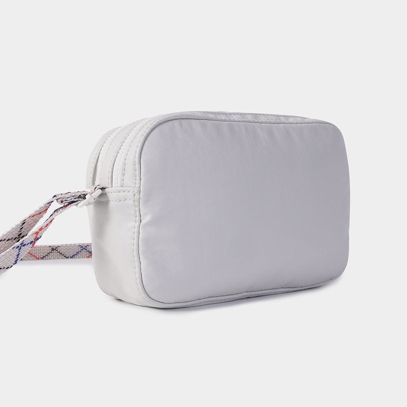 White Grey Women's Hedgren Maia Crossbody Bags | END6718ZX