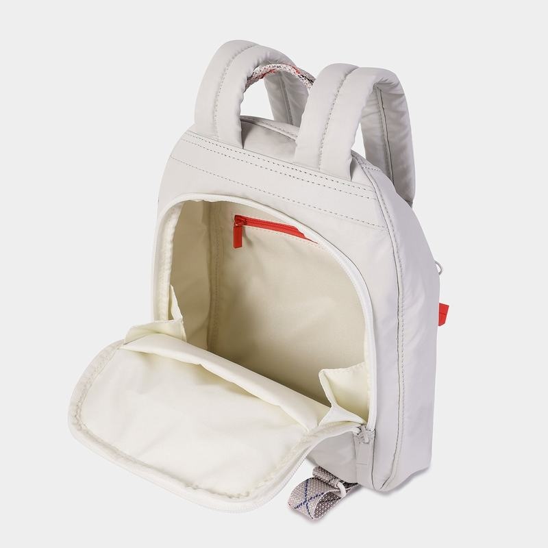 White Grey Women's Hedgren Vogue Backpacks | PNO317JN