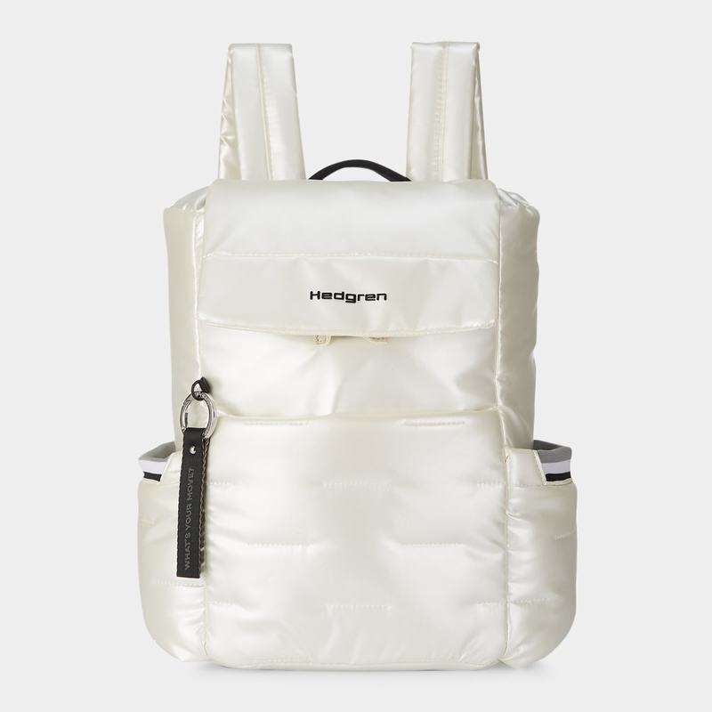 White Women\'s Hedgren Billowy Backpacks | YSB3615VI