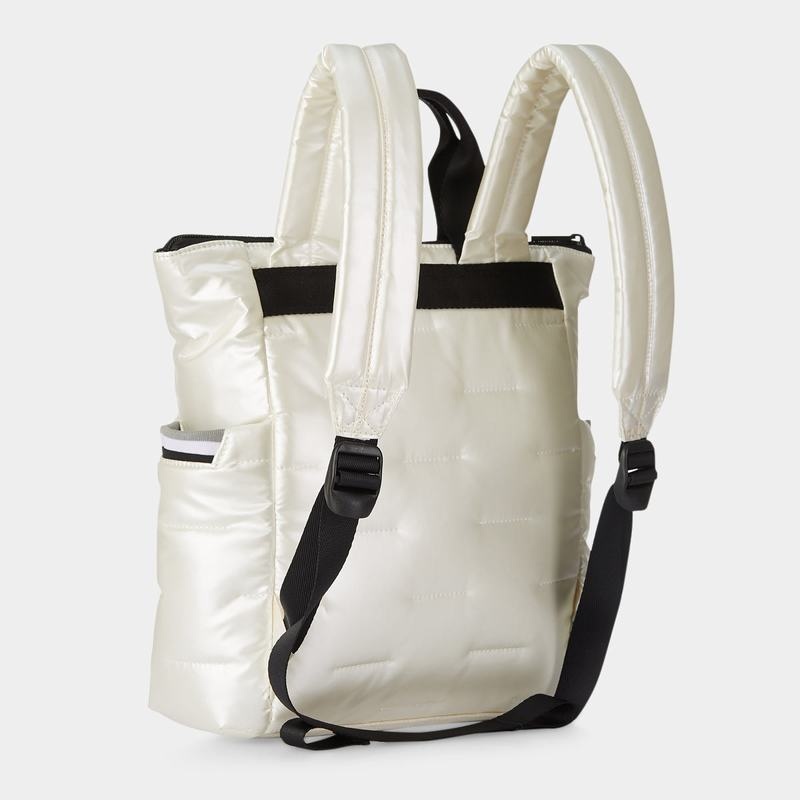 White Women's Hedgren Comfy Backpacks | HIU2777XS