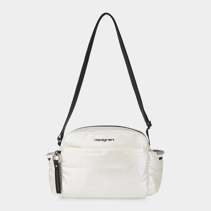 White Women's Hedgren Cozy Shoulder Bags | DHC7692LC